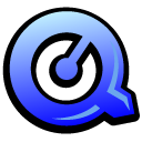 quicktime, player Black icon