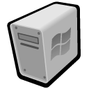 Computer, pc, virtual, personal computer DarkGray icon