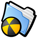 Burnable, Folder Black icon