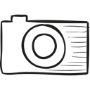 logotype, social network, photograph, Logo, social media, photo, Camera Black icon