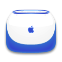 indigo, Ibook WhiteSmoke icon