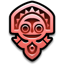 polynesian, Flame, Mascot Black icon