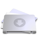 Folder, drop, Box Lavender icon