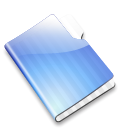 Folder, Aqua Black icon