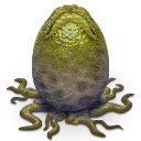 egg, Alien DarkOliveGreen icon