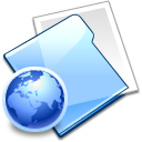 internet, Folder LightSkyBlue icon