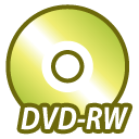 Dvd, disc, Rw Olive icon