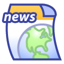 location, News DarkSlateBlue icon