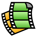 movie, film, video Black icon