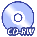 disc, Cd, save, Disk, Rw LightBlue icon