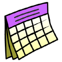 Calendar, Schedule, date Black icon