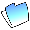 Aqua, Folder Black icon