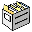 storage, File, document, paper Black icon