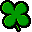 Lucky, shamrock Icon