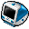 Imac, off, Blueberry Teal icon