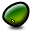 green, bean Black icon
