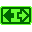 scroll, Arrow DarkGreen icon