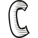 Alphabetical, Letter C, test, exam, education, Alphabet, Grades Black icon