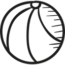 Sports Ball, Sportive, Game, Basketball, Playground, sports, leisure Black icon