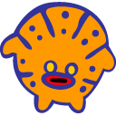 Blue, takkong Orange icon