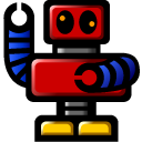 robot Black icon
