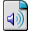 document, File, sound, paper, voice Gainsboro icon