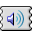 sound, Clipping, voice Gainsboro icon