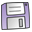 Diskette DarkGray icon