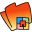 Folder OrangeRed icon