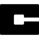 Connection, Connections, caps, Top, connected, Cable, technology Black icon