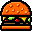 cheeseburger OrangeRed icon