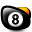 magic, Ball Black icon