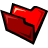 Folder, Cranberry DarkRed icon