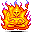 fire, elemental Black icon