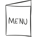 Bar, Restaurant, Restaurants, food, paper, card, menus Black icon