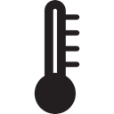 Cold, Thermometers, Measuring, temperature, Mercury, Temperatures Black icon