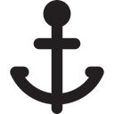 navigation, Boat, Anchor, Anchors, sail, sailing Black icon