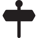 Directional Sign, Orientation, Direction, Directional Tool, Road sign, Maps And Flags, Directions Black icon