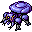 fuchikoma, purple Black icon
