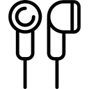 music, listening, listen, hear, Hearing, ears Black icon