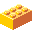 six, yellow Chocolate icon