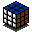 rubik, solved Black icon