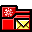 Folder, Letter, Email, Message, mail, envelop Red icon