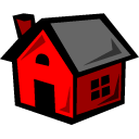 Home, Building, house Black icon