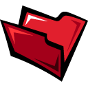 ruby, Folder Black icon