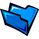 Folder, Blueberry Black icon