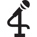 singer, Singing, japan, sing, Microphone, technology, Microphones Black icon