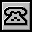 Tel, phone, port, telephone Silver icon