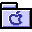 Item, Apple, menu Lavender icon