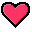 Big, Heart, love, valentine DeepPink icon